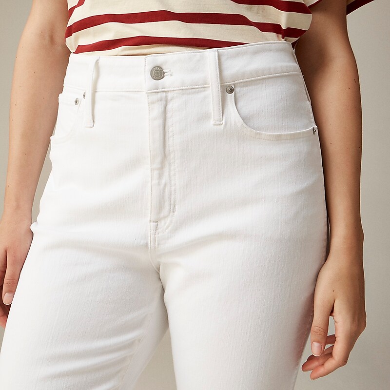 J.Crew Curvy vintage slim-straight jean White Online | 80ALPVXYW