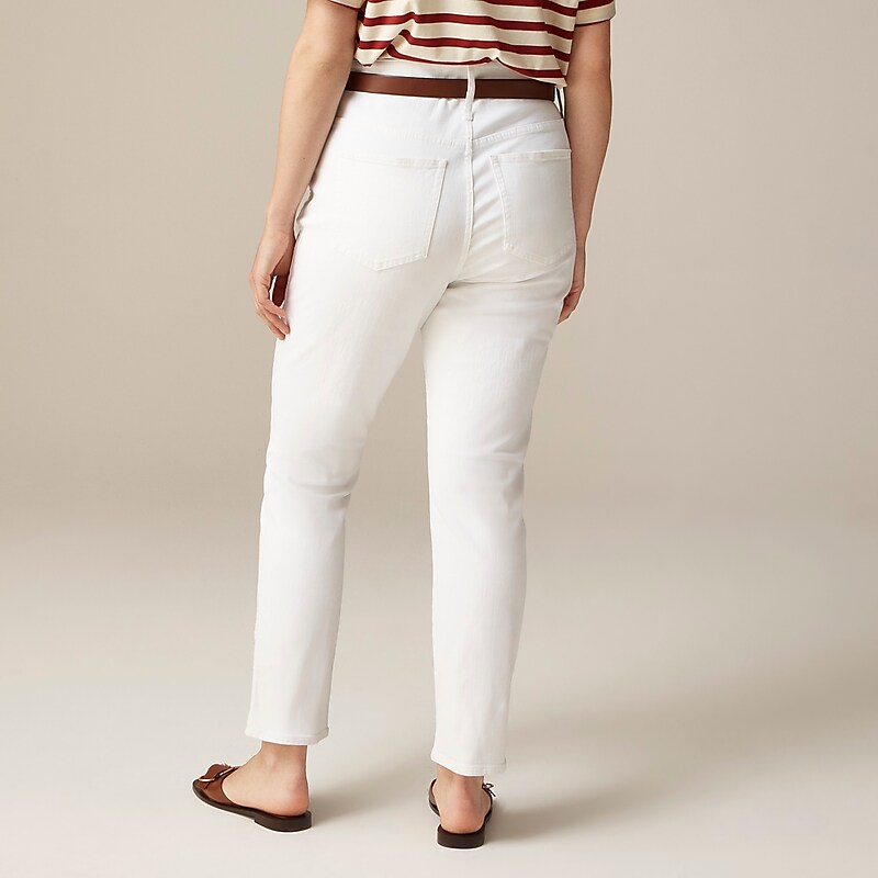 J.Crew Curvy vintage slim-straight jean White Online | 80ALPVXYW