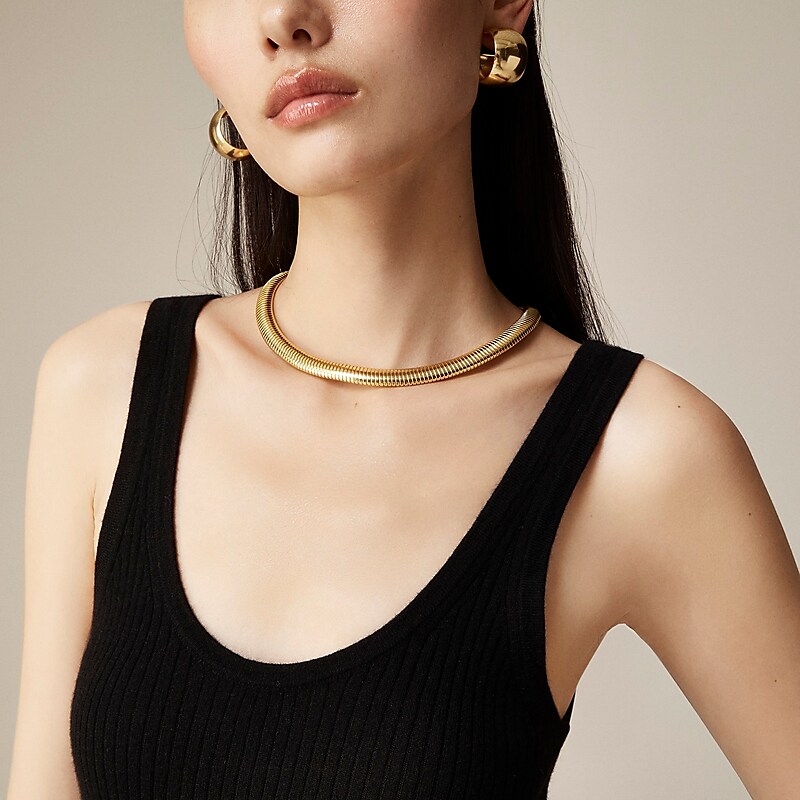 J.Crew Featherweight cashmere ribbed tank top Jet Black Online | 03RDCBTLI