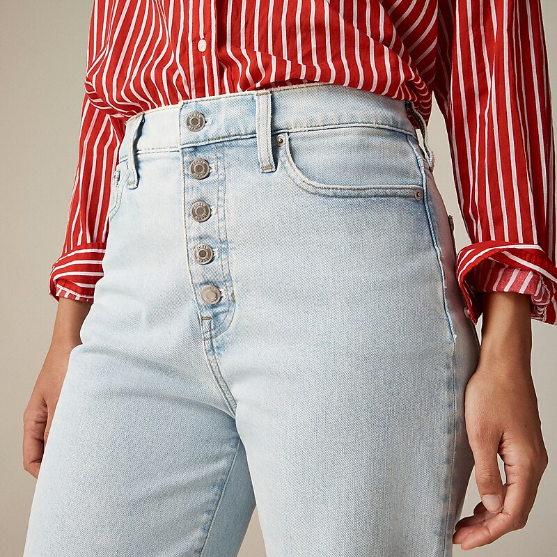 J.Crew Full-length slim wide-leg jean Doriel Wash Factory Outlet | 56UQYKFVS