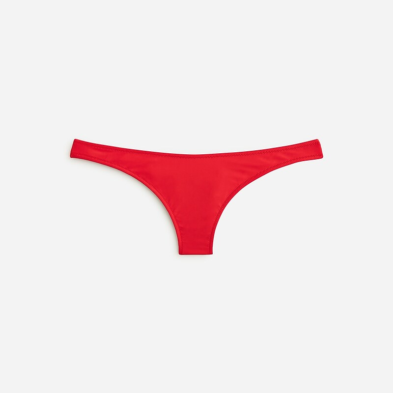 J.Crew Heritage 1989 high-leg bikini bottom Venetian Red Outlet Online | 70JXMPKNQ