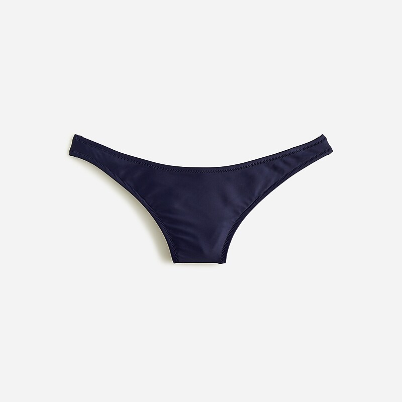 J.Crew Heritage 1989 high-leg bikini bottom Navy Factory Outlet | 50ALQMWTS