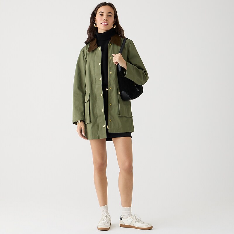 J.Crew Heritage Barn Jacket™ in waxed cotton twill General Surplus Outlet | 95OABSVDF