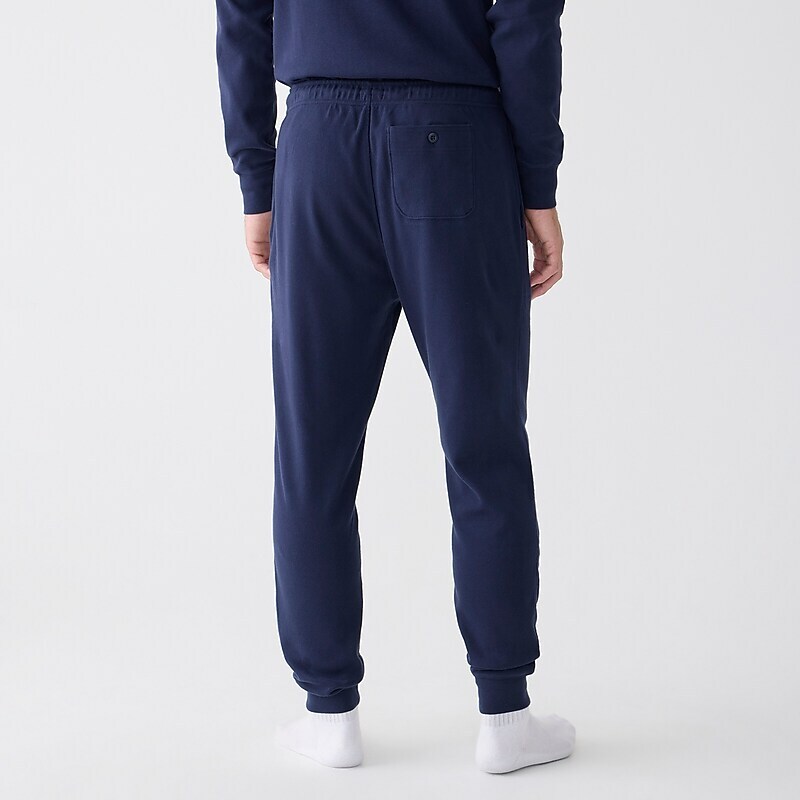 J.Crew Heritage brushed rib-knit jogger pant Navy Online | 07HZWQMYP