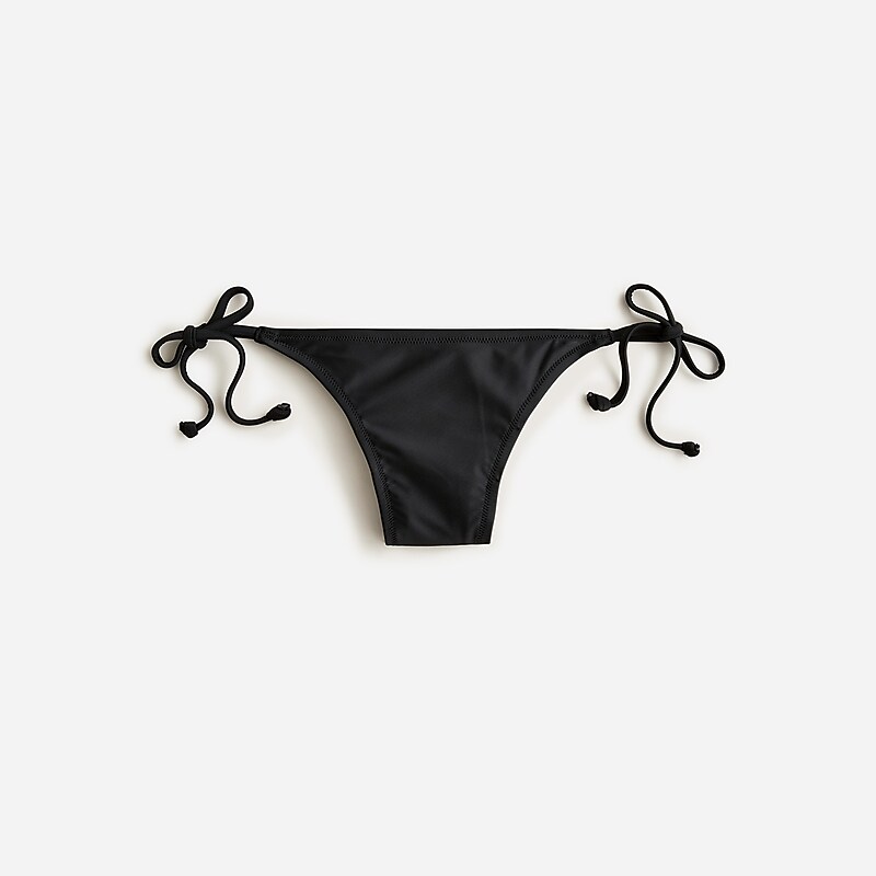 J.Crew Heritage string hipster bikini bottom Black Sale | 25QAXTNZK