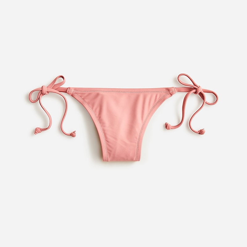 J.Crew Heritage string hipster bikini bottom Warm Rose Clearance | 36NVETSJA