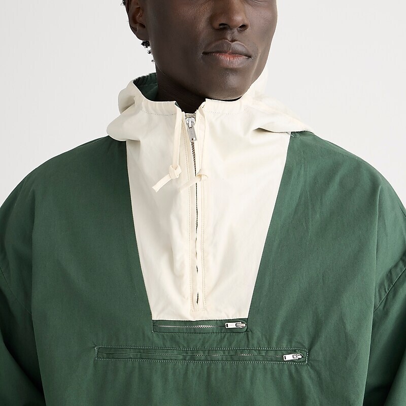 J.Crew Limited-edition 1989 heritage anorak in cotton Championship Green Outlet Online | 72UEAXISV