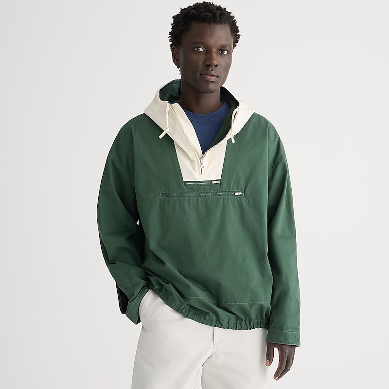 J.Crew Limited-edition 1989 heritage anorak in cotton Championship Green Outlet Online | 72UEAXISV
