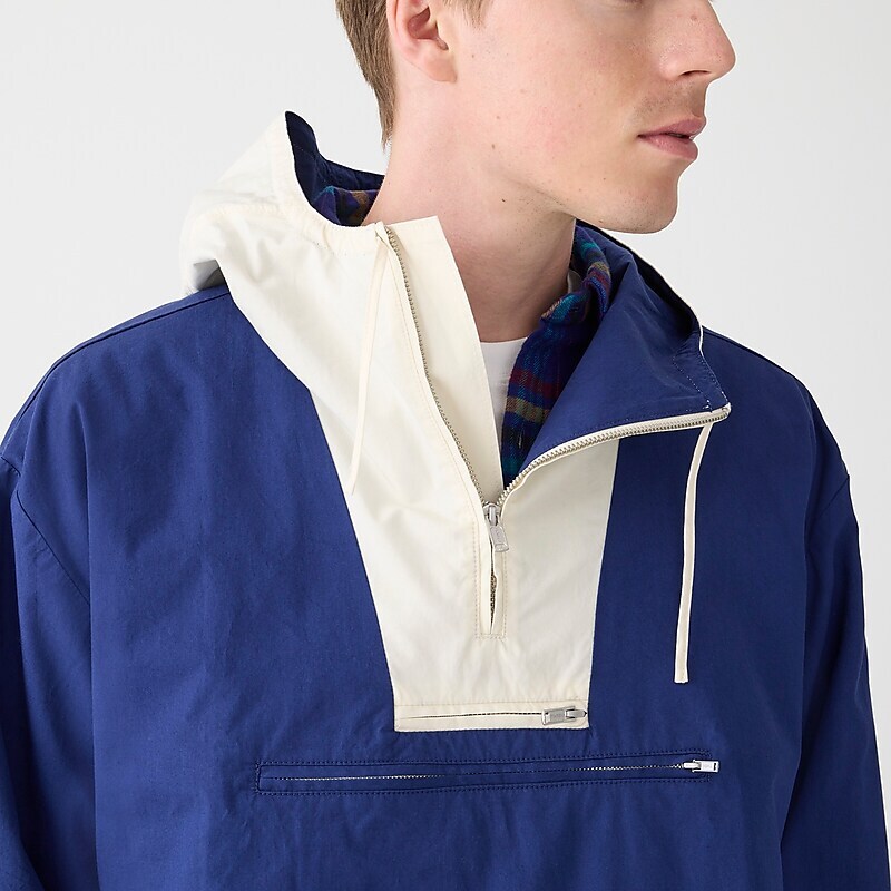 J.Crew Limited-edition 1989 heritage anorak in cotton Twilight Navy Clearance | 42WGRSFAY
