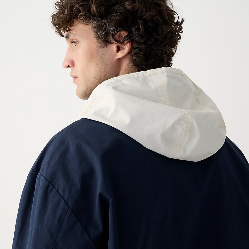 J.Crew Limited-edition 1989 heritage anorak in cotton Darkest Indigo Online | 01SXQDLIC