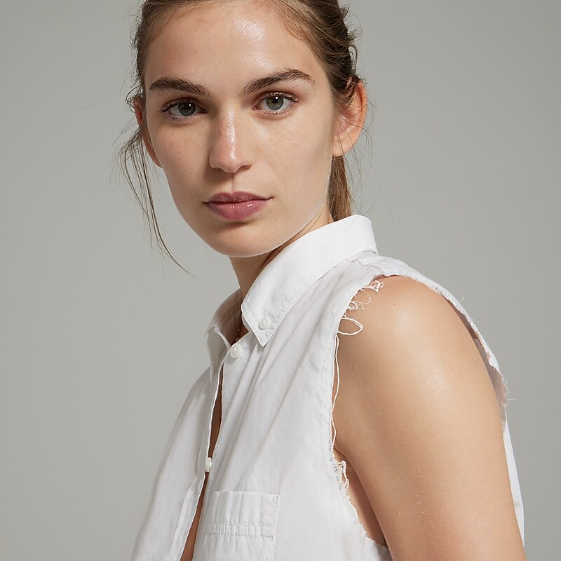J.Crew Limited-edition HommeGirls® for J.Crew reworked classic-fit shirt White Outlet | 93OSMFBDH