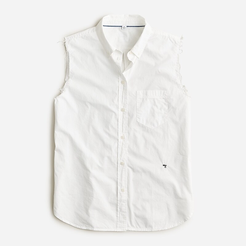 J.Crew Limited-edition HommeGirls® for J.Crew reworked classic-fit shirt White Outlet | 93OSMFBDH