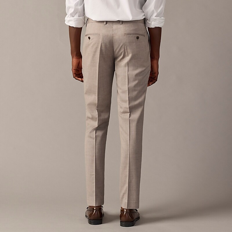 J.Crew Ludlow Slim-fit suit pant in Italian wool Heather Beige Clearance | 32GNETYAD