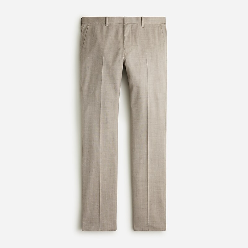 J.Crew Ludlow Slim-fit suit pant in Italian wool Heather Beige Clearance | 32GNETYAD