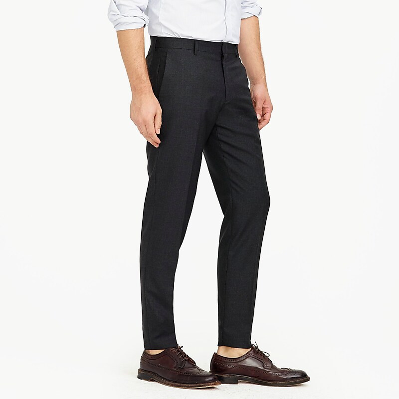 J.Crew Ludlow Slim-fit suit pant in Italian wool Hthr Charcoal Clearance | 31ZVTCOYW