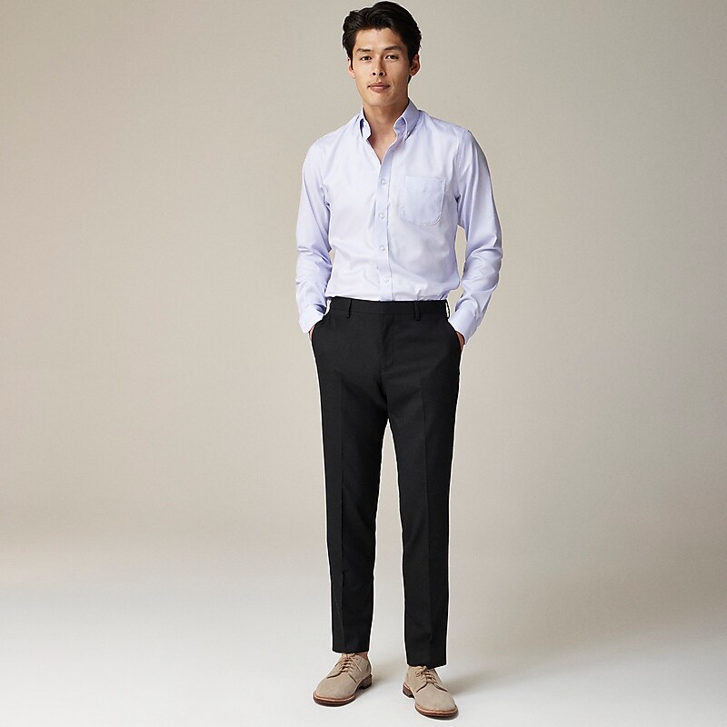 J.Crew Ludlow Slim-fit suit pant in Italian wool Black Outlet Online | 74CTZPLAO