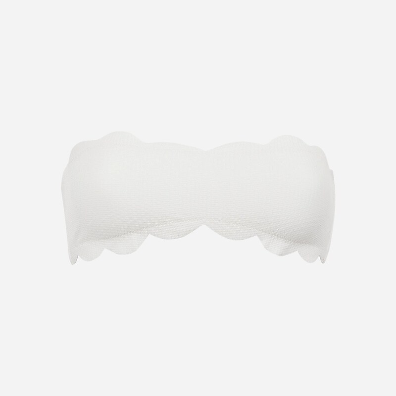 J.Crew MARYSIA Santa Monica bikini top White Factory Outlet | 54EHMNVCD