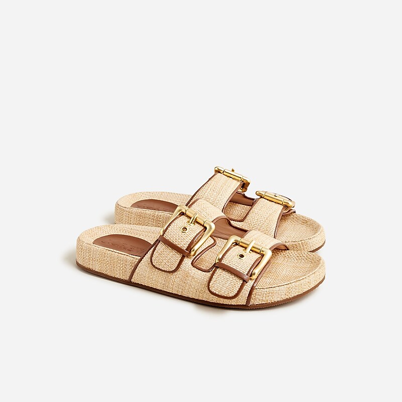 J.Crew Marlow sandals in canvas Moroccan Sand Factory Outlet | 59KXPGHZO