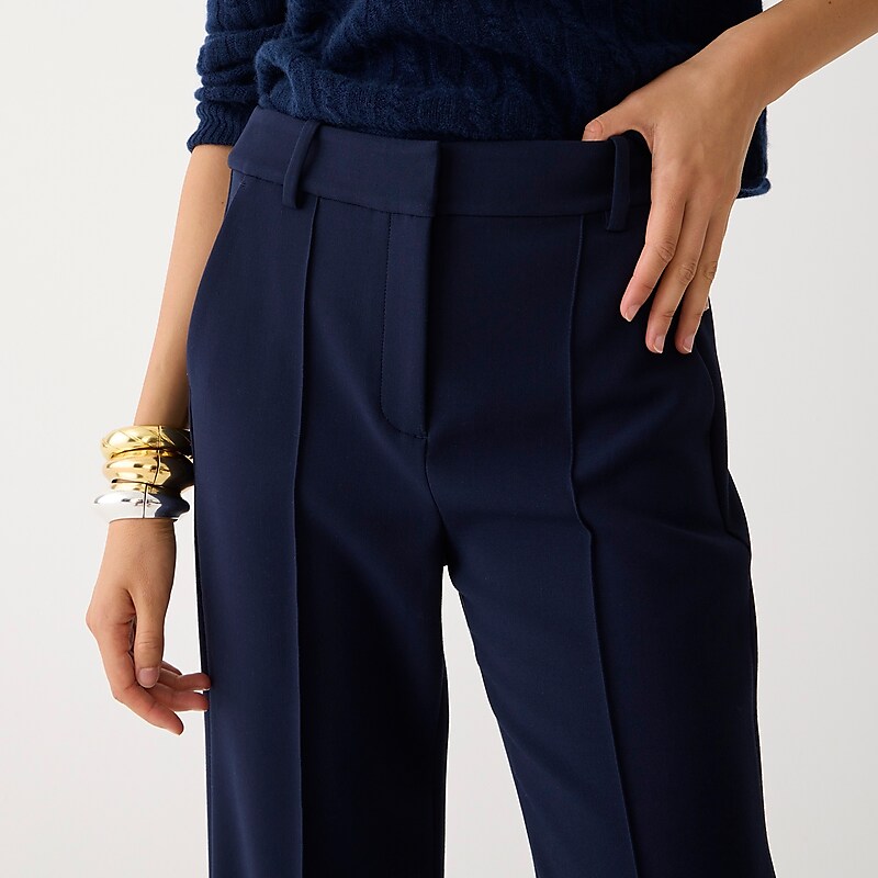 J.Crew Natalia pant in four-season stretch Navy Factory Promo | 60VCXBORM