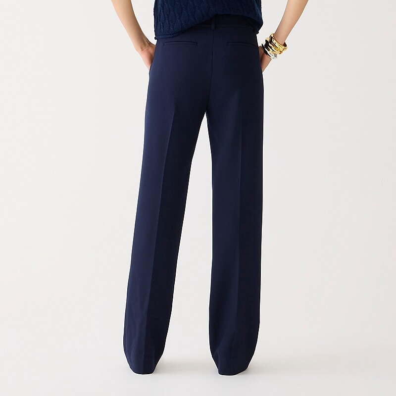 J.Crew Natalia pant in four-season stretch Navy Factory Promo | 60VCXBORM