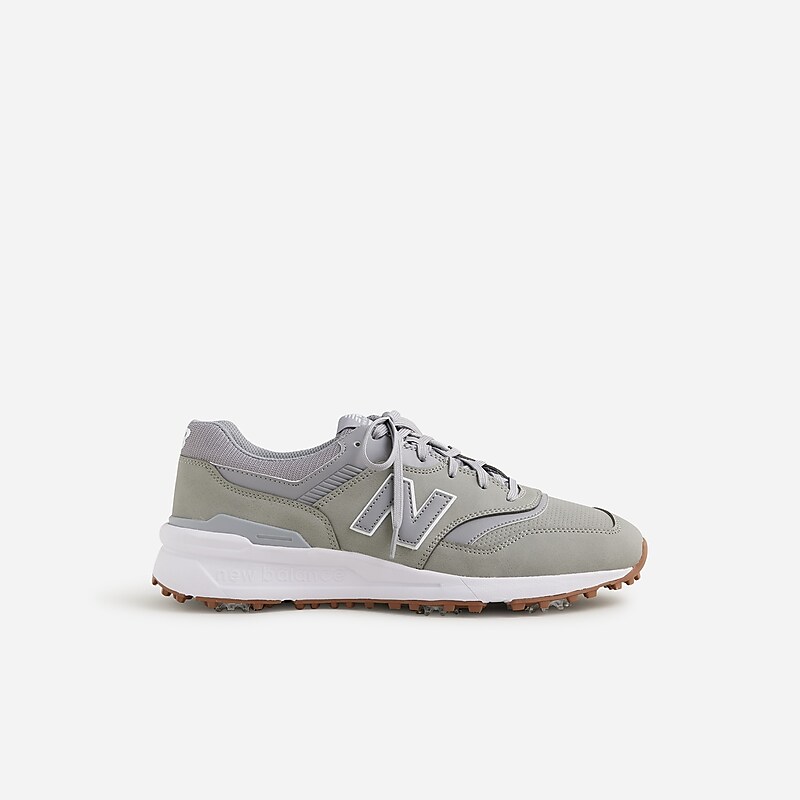 J.Crew New Balance® 997G golf shoes Golf Grey Sale | 29XGESKBC