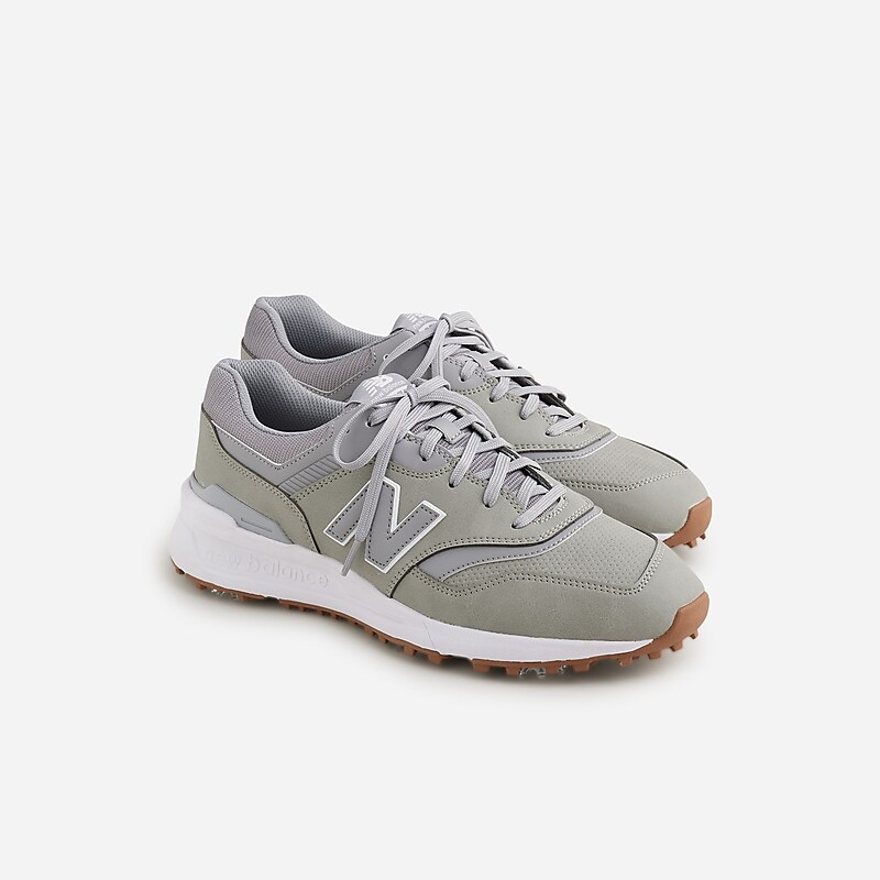 J.Crew New Balance® 997G golf shoes Golf Grey Sale | 29XGESKBC