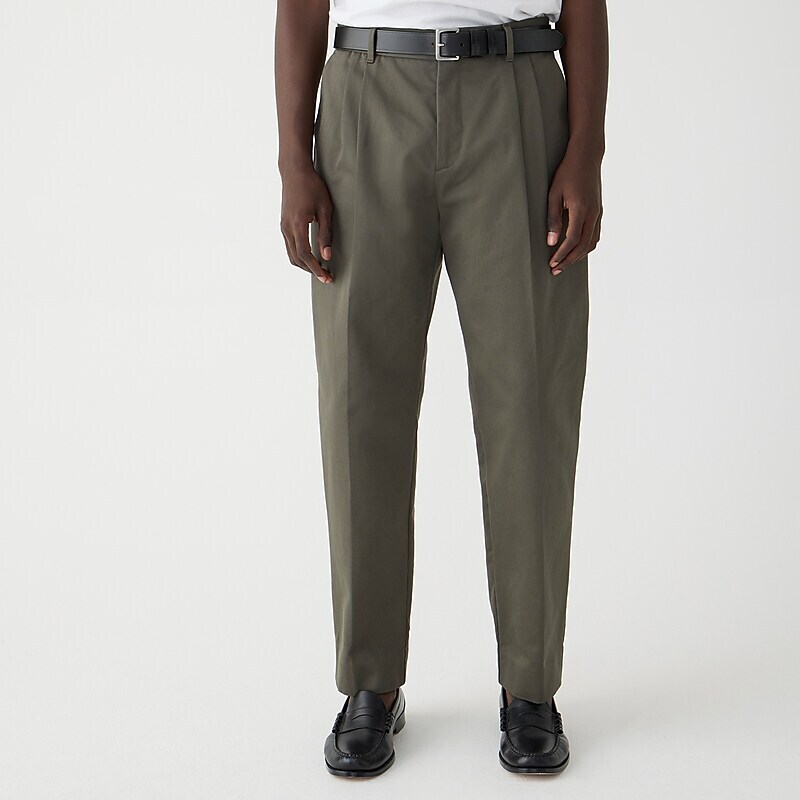 J.Crew Norse Projects™ Christopher pleated pant in Italian cotton gabardine Beech Green Factory Outlet | 59IERJHSL
