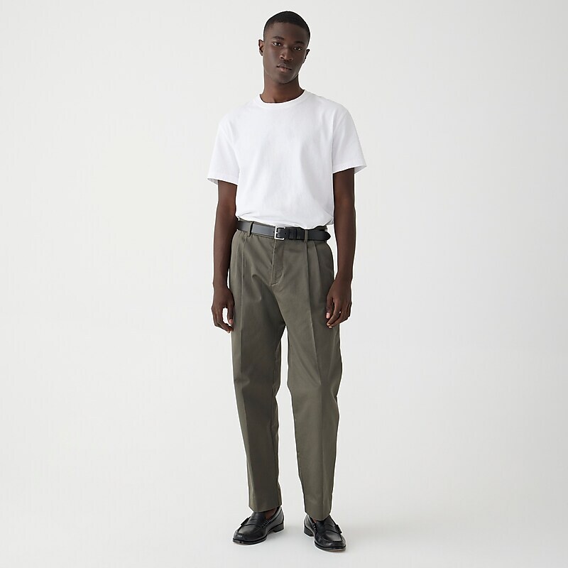 J.Crew Norse Projects™ Christopher pleated pant in Italian cotton gabardine Beech Green Factory Outlet | 59IERJHSL