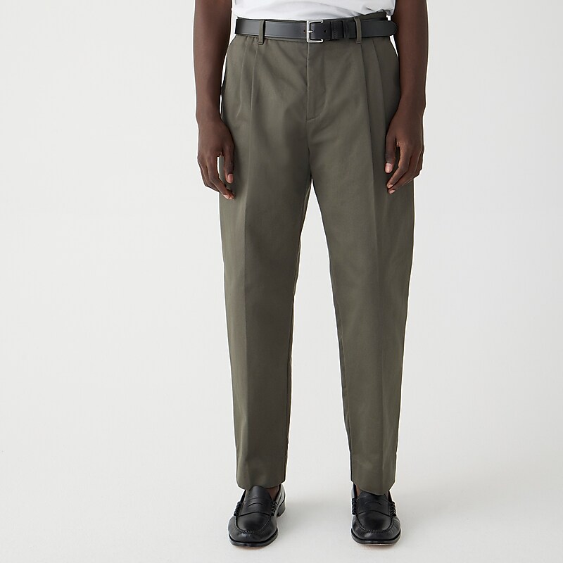 J.Crew Norse Projects™ Christopher pleated pant in Italian cotton gabardine Beech Green Factory Outlet | 59IERJHSL