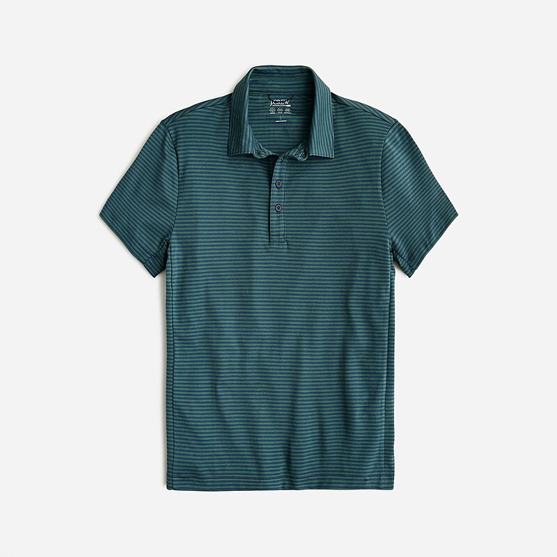 J.Crew Performance polo shirt with COOLMAX® Green Pilot Factory Outlet | 52DBQCNRM