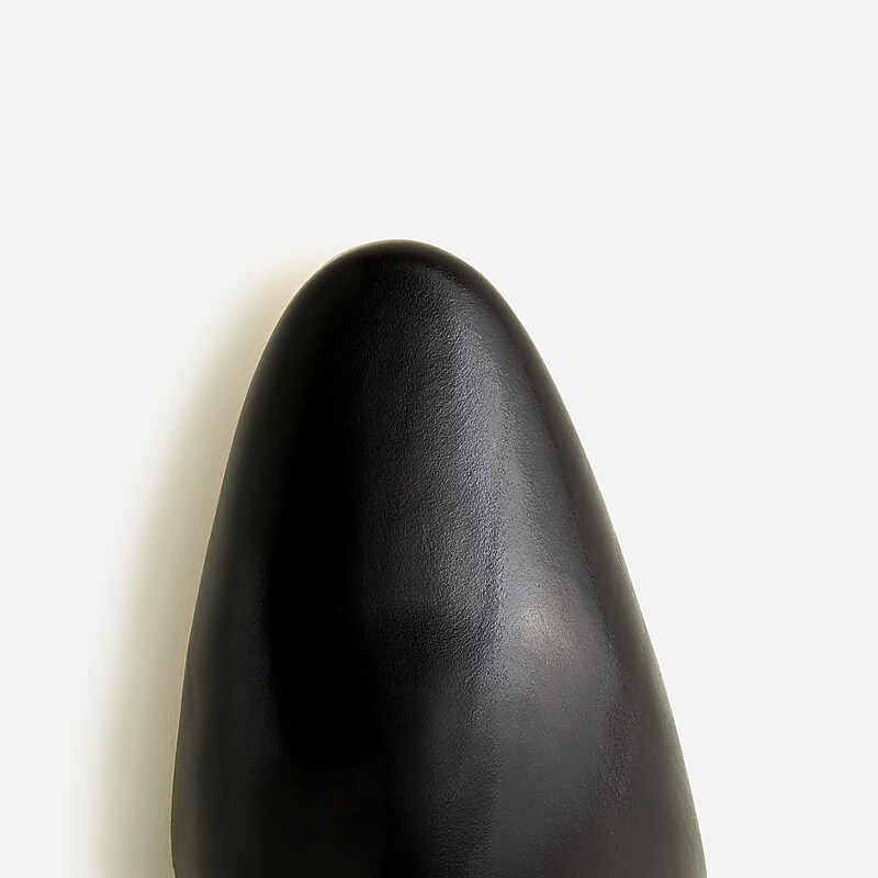J.Crew Piper knee-high boots in suede Black Online | 89DQFVSLW