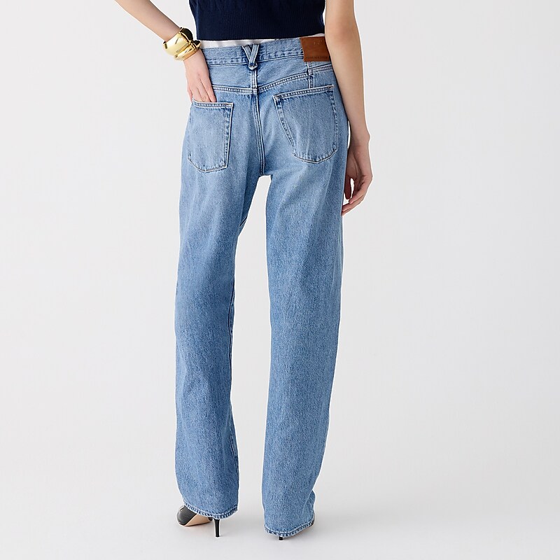 J.Crew Point Sur loose straight jean Rosie Wash Clearance | 31WDHCGEO