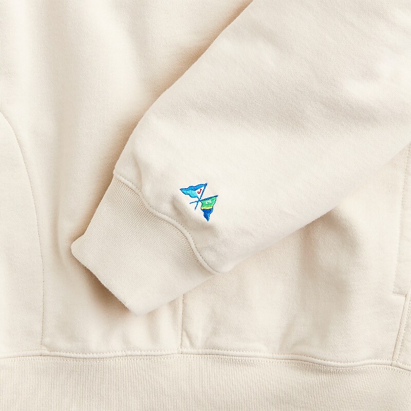 J.Crew Relaxed-fit lightweight french terry quarter-zip sweatshirt Canvas Factory Promo | 65RIEAVKX