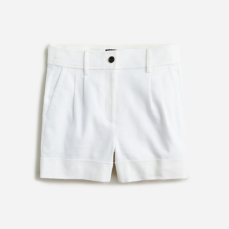 J.Crew Remi short in stretch linen blend White Factory Outlet | 57VDJTOAB