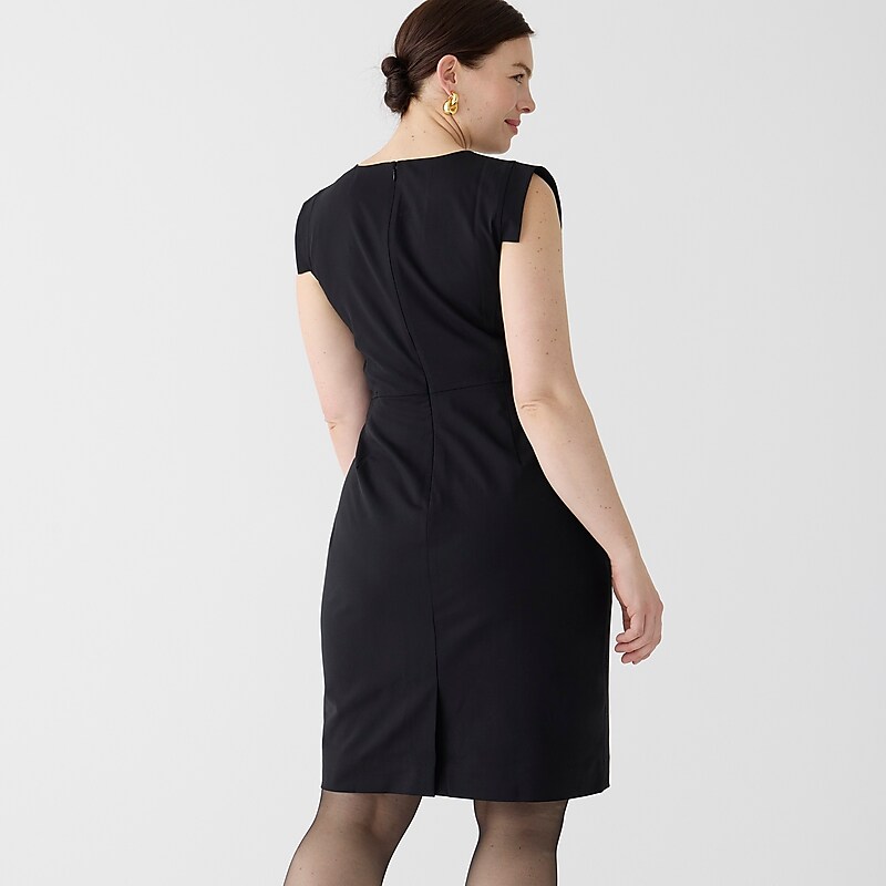 J.Crew Resume dress Black Factory Outlet | 58AISOYLD