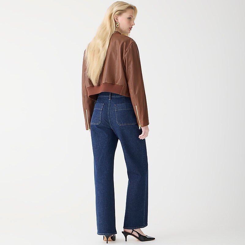 J.Crew Sailor slim wide-leg jean Regina Wash Clearance | 48MQBFJYG