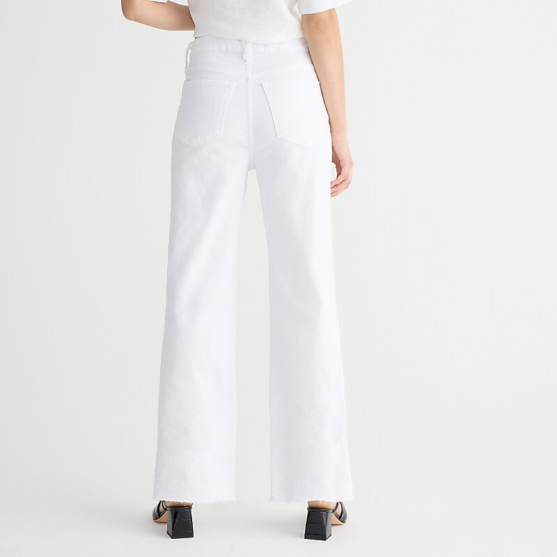 J.Crew Slim wide-leg jean White Sale | 24MHVELKQ