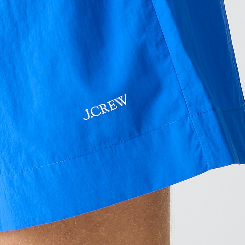 J.Crew Smocked beach short Bright Grotto Factory Promo | 60GVJZLRN