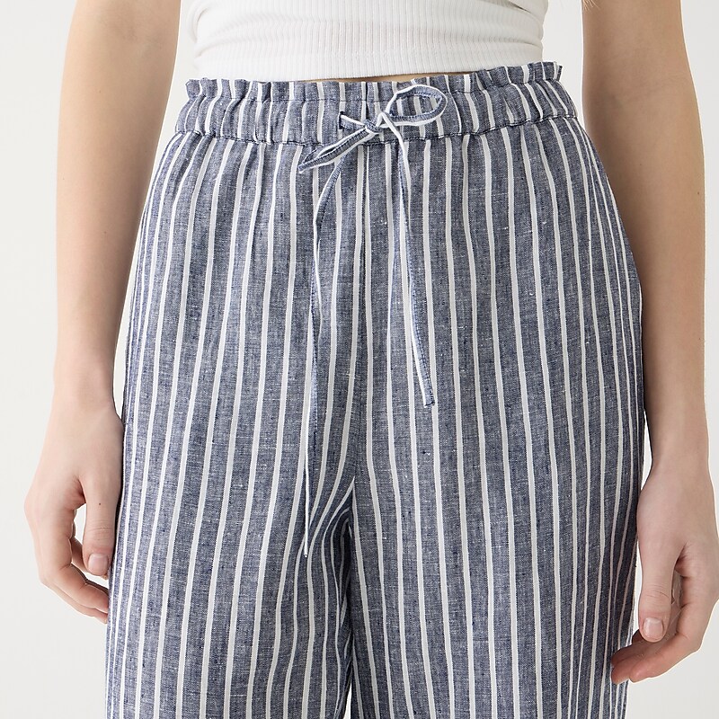 J.Crew Soleil pant in linen Dark Evening USA | 14LJCMIRB