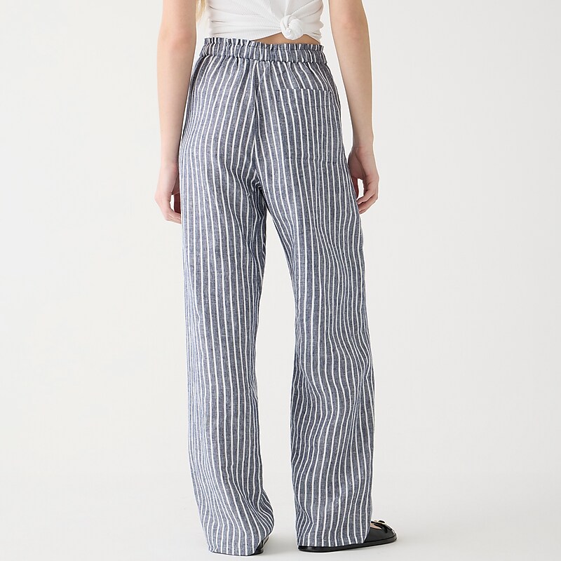 J.Crew Soleil pant in linen Dark Evening USA | 14LJCMIRB