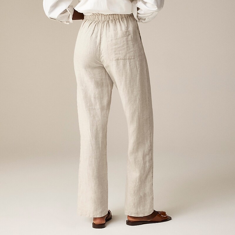 J.Crew Soleil pant in linen Flax Factory Promo | 69PRNVZXU
