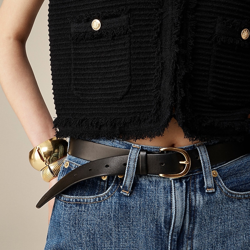 J.Crew Textured vest in fine bouclé Black USA | 18HEWANXU