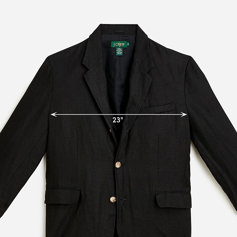 J.Crew Vintage J.Crew '90s linen blazer Black Outlet | 90UXHVOJG