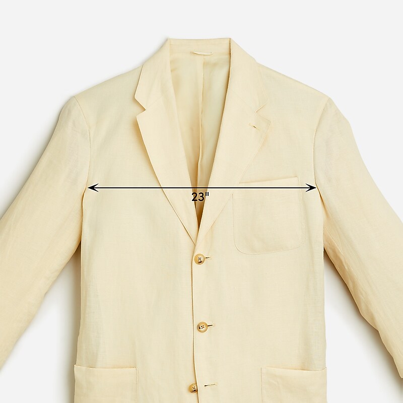 J.Crew Vintage J.Crew '90s linen blazer Cream Clearance | 38NEAGFOC