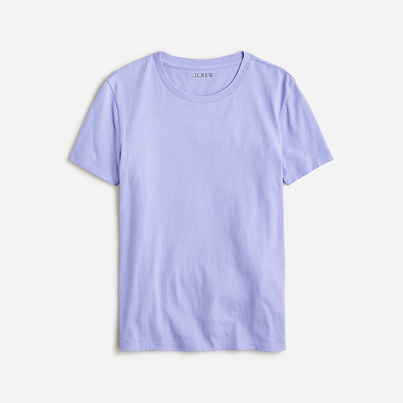 J.Crew Vintage jersey classic-fit crewneck T-shirt French Blue Clearance | 37BXSPKYM