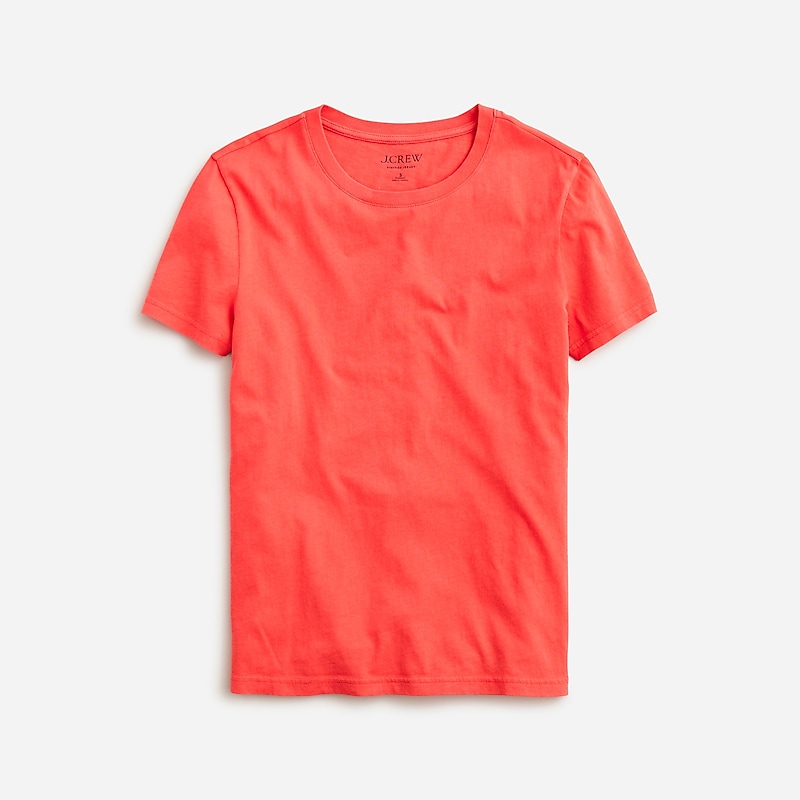 J.Crew Vintage jersey classic-fit crewneck T-shirt Bright Cerise Clearance | 45QUHZBGR