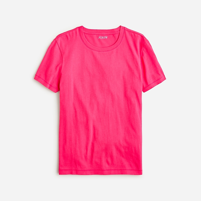 J.Crew Vintage jersey classic-fit crewneck T-shirt Raspberry Sherbet Outlet Online | 78FQCVDNY