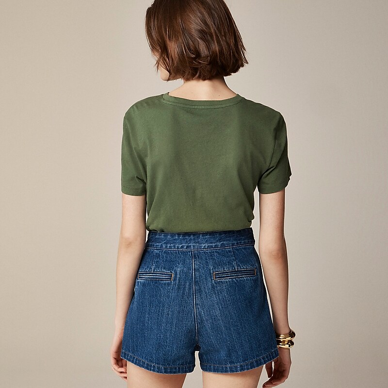 J.Crew Vintage jersey classic-fit crewneck T-shirt Utility Green Clearance | 39QHGMUES
