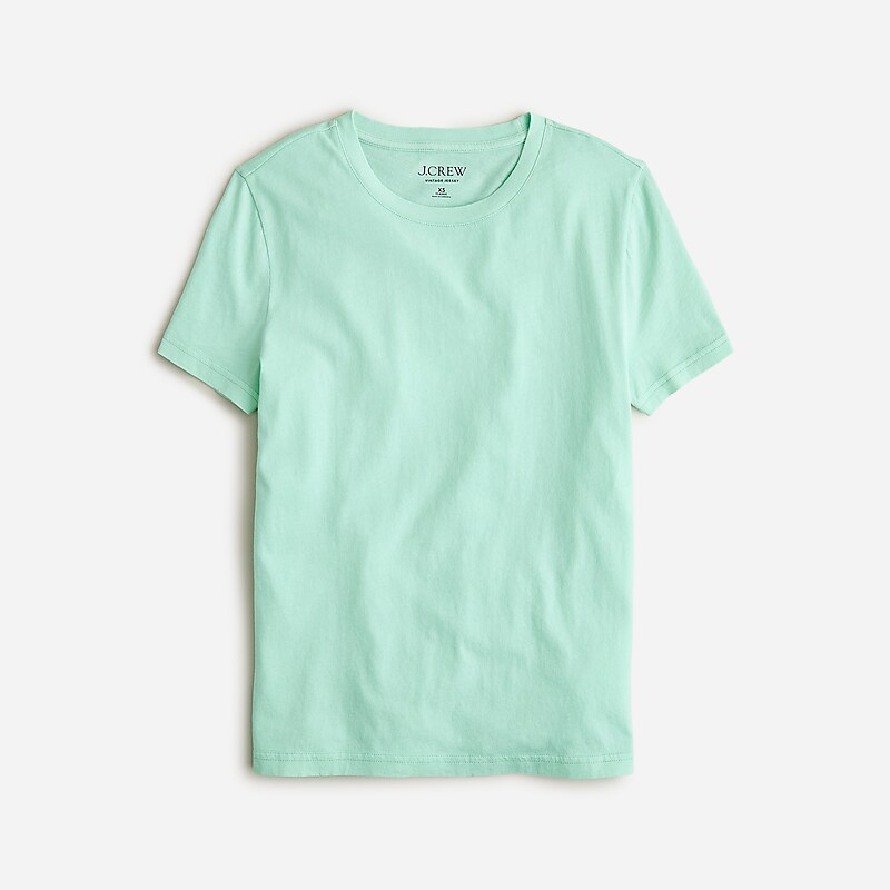 J.Crew Vintage jersey classic-fit crewneck T-shirt Scenic Aqua Clearance | 41ITNRWFV