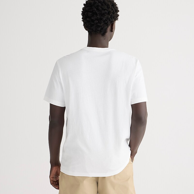 J.Crew Vintage-wash cotton City Island graphic T-shirt White City Island Graph Clearance | 45JDIBMHG
